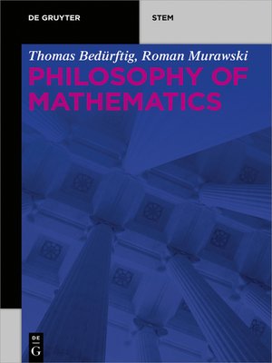 cover image of Philosophy of Mathematics